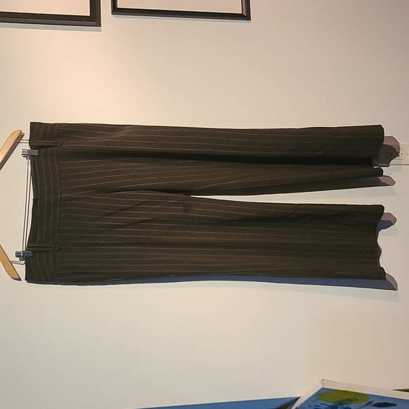 Brown pinstripe dress pants - Picture 3 of 3